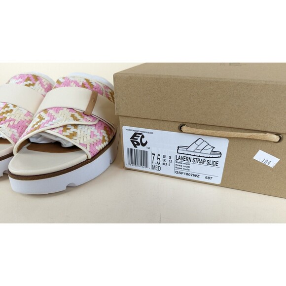 Gentle Souls Lavern Strap Slides Platform Sandal Womens 7.5M Pink Shoes $189 NWB - Picture 7 of 7
